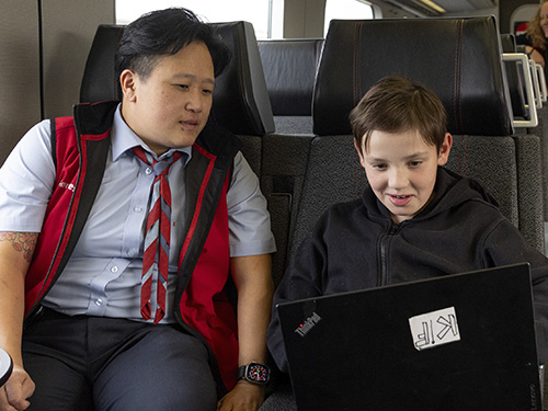 DSB’s børneguides sikrer en tryg rejse på tværs af landet