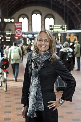 Heller Fuhrmann er den nye kundeambassadør i DSB. Foto: Signe Fiig